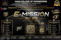 E-mission 2k26 State Level Technical Symposium Poster